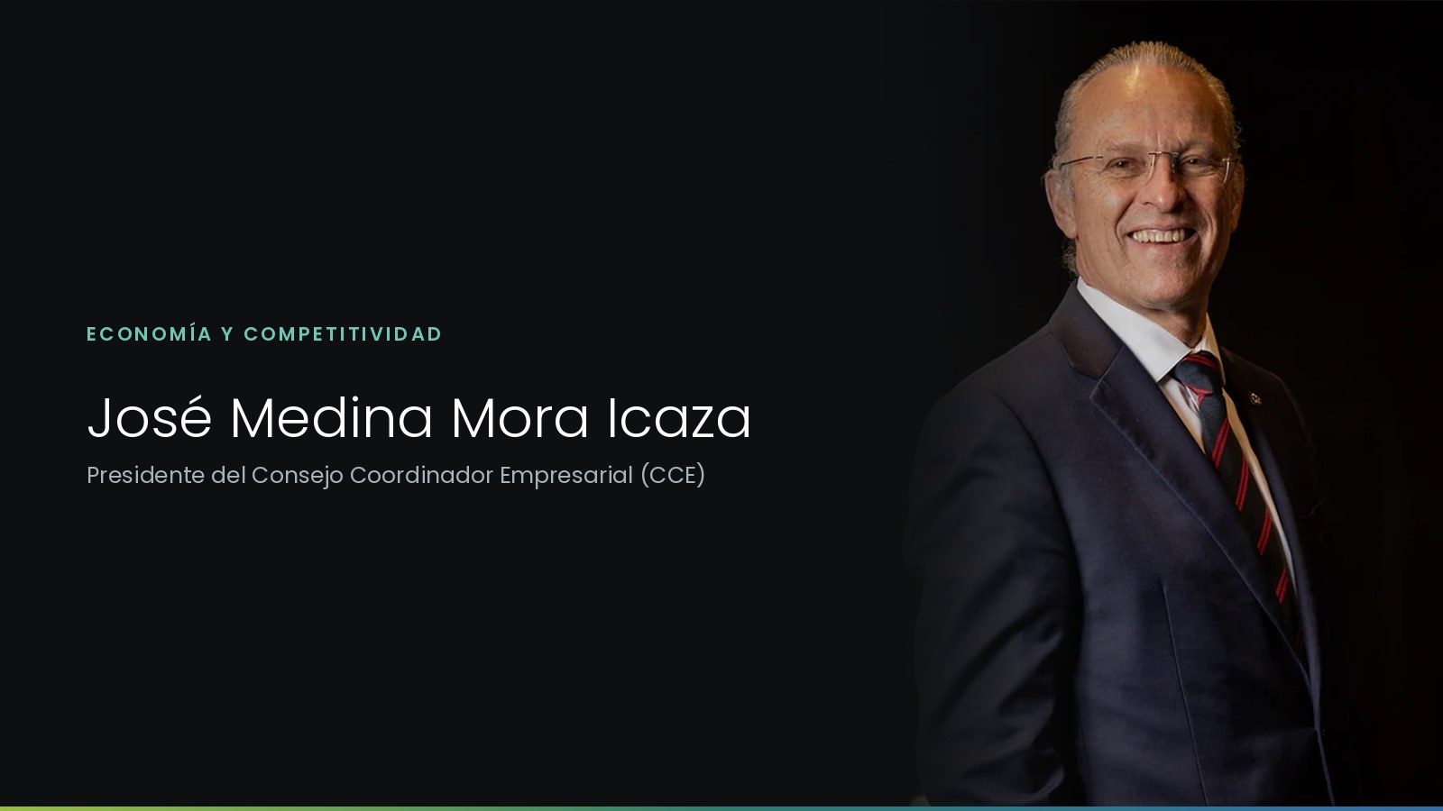 José Medina Mora Icaza, presidente del Consejo Coordinador Empresarial