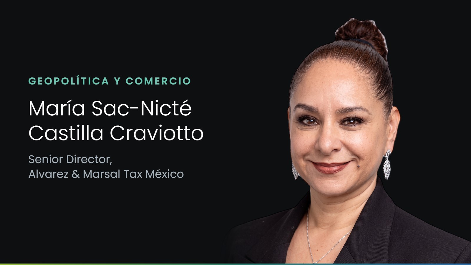 María Sac-Nicté Castilla Craviotto, Senior Director en Alvarez & Marsal Tax México
